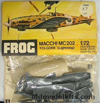 Frog 1/72 MC-202 Folgore Lightning - Bagged, F225F plastic model kit
